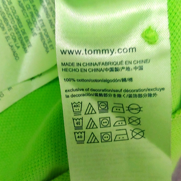 NWOT * 2XL TOMMY HILFIGER BRIGHT GREEN POLO 😍 - Picture 6 of 6